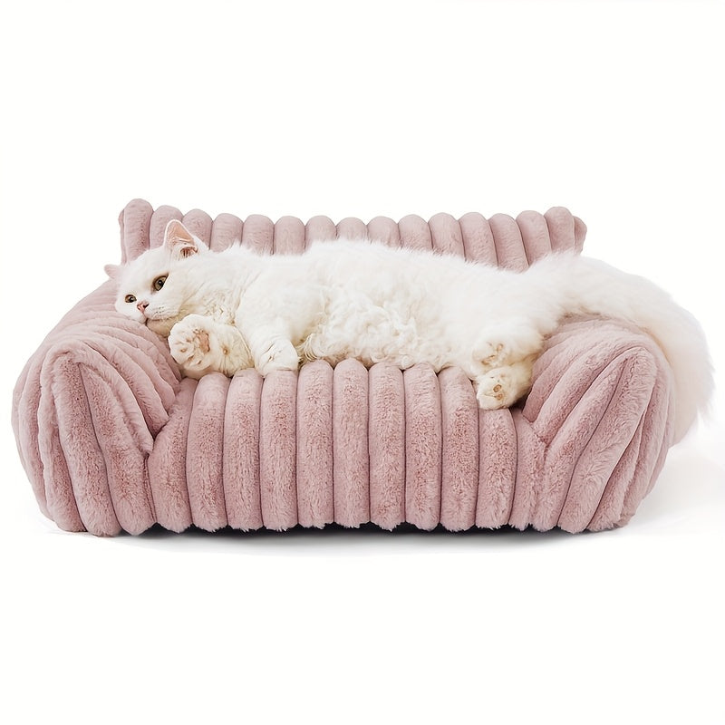 Easy to Store and Maintain! 1 Lightweight Detachable Pet Sofa | Perfect for Lazy Pet Owners in Living Rooms and Balconies