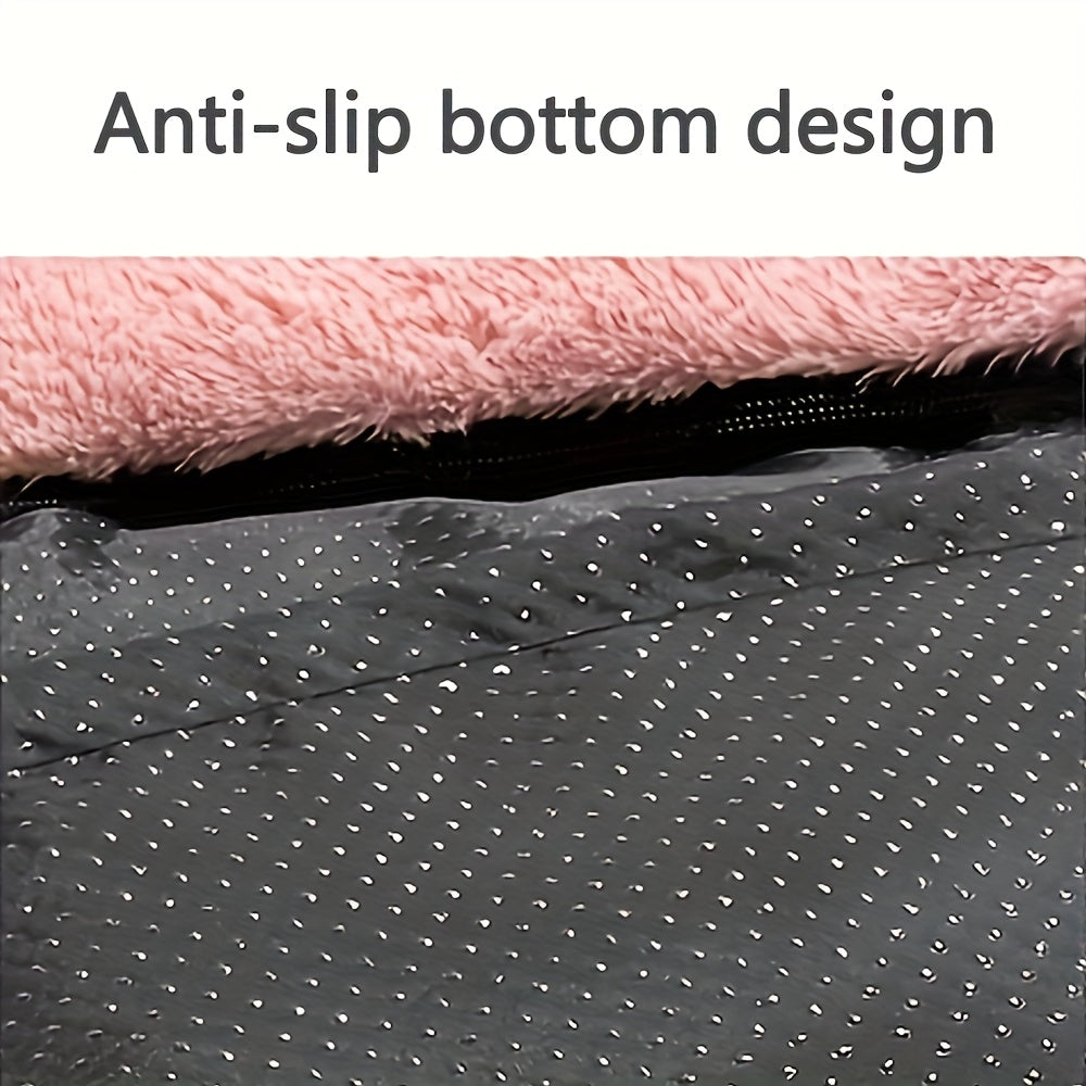 1pc High Density Foam Dog Bed, Orthopedic Dog Bed & Sofa with Removable Washable Cover, Two colors