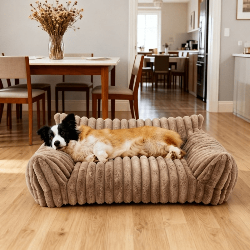 Easy to Store and Maintain! 1 Lightweight Detachable Pet Sofa | Perfect for Lazy Pet Owners in Living Rooms and Balconies