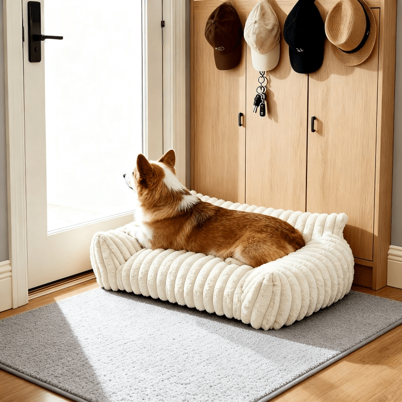 Easy to Store and Maintain! 1 Lightweight Detachable Pet Sofa | Perfect for Lazy Pet Owners in Living Rooms and Balconies