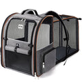 Large Cat Backpack Carrier | Expandable Pet Carrier for Small Dogs and Medium Cats, Up to 18 Lbs