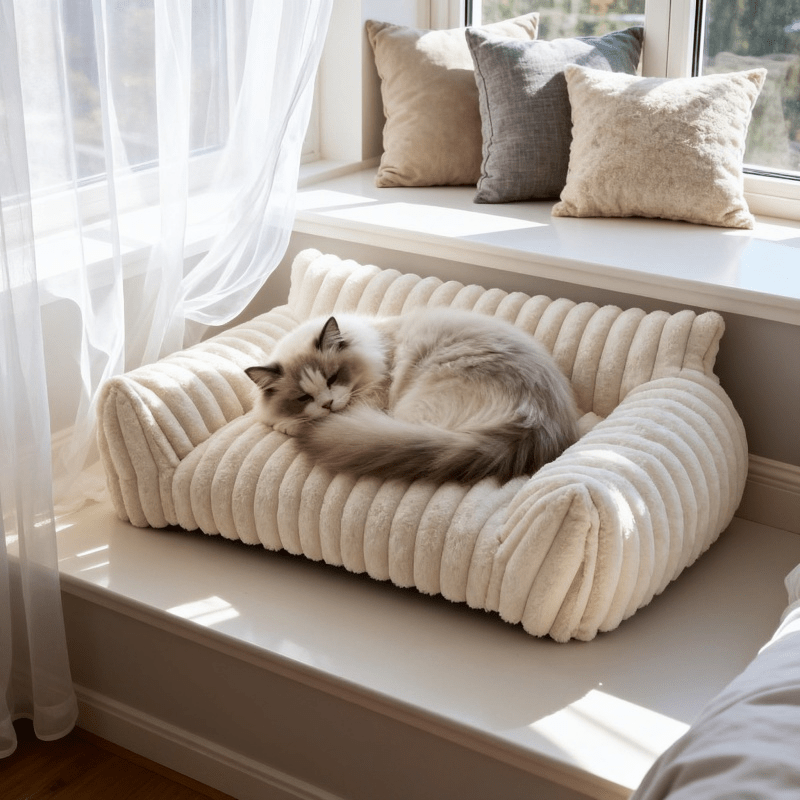 Easy to Store and Maintain! 1 Lightweight Detachable Pet Sofa | Perfect for Lazy Pet Owners in Living Rooms and Balconies