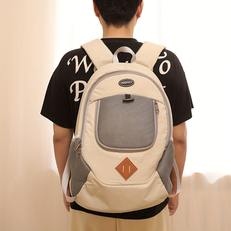 Portable And Breathable Cat Carrier, Lightweight Pet Shoulder Bag Cat Backpack