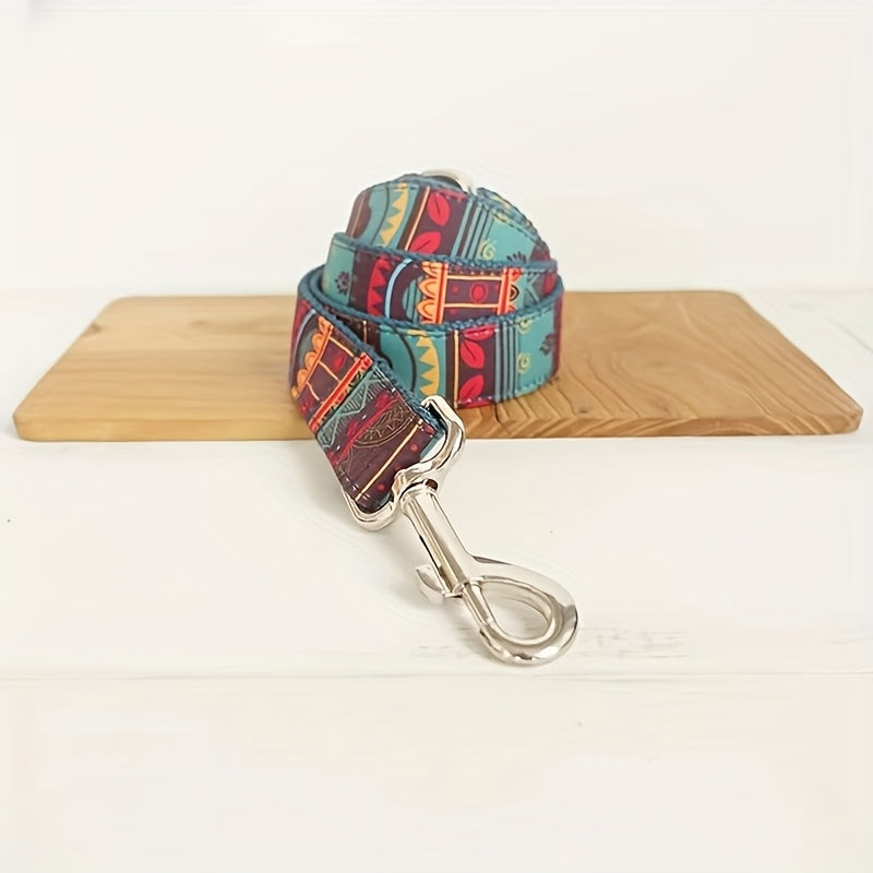 Customizable Dog Collar with Personalized ID Tag - Durable Polyester, Anti-Lost, Engraved Pet Name & Number