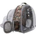 Expandable & Foldable Cat Backpack Carrier - Breathable Bubble Design with Ventilation Mesh