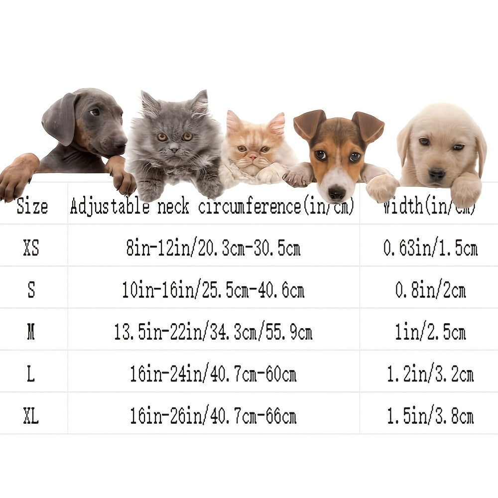 Adjustable Blue Bowtie Easter Dog Collar - Cute Bunny Egg Design, Comfortable & Durable Polyester Material