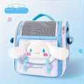 All-Season Pet Cat Backpack, Sanrio Official Large-Ear Dog Design Shoulder Bag with Large Capacity for Spring