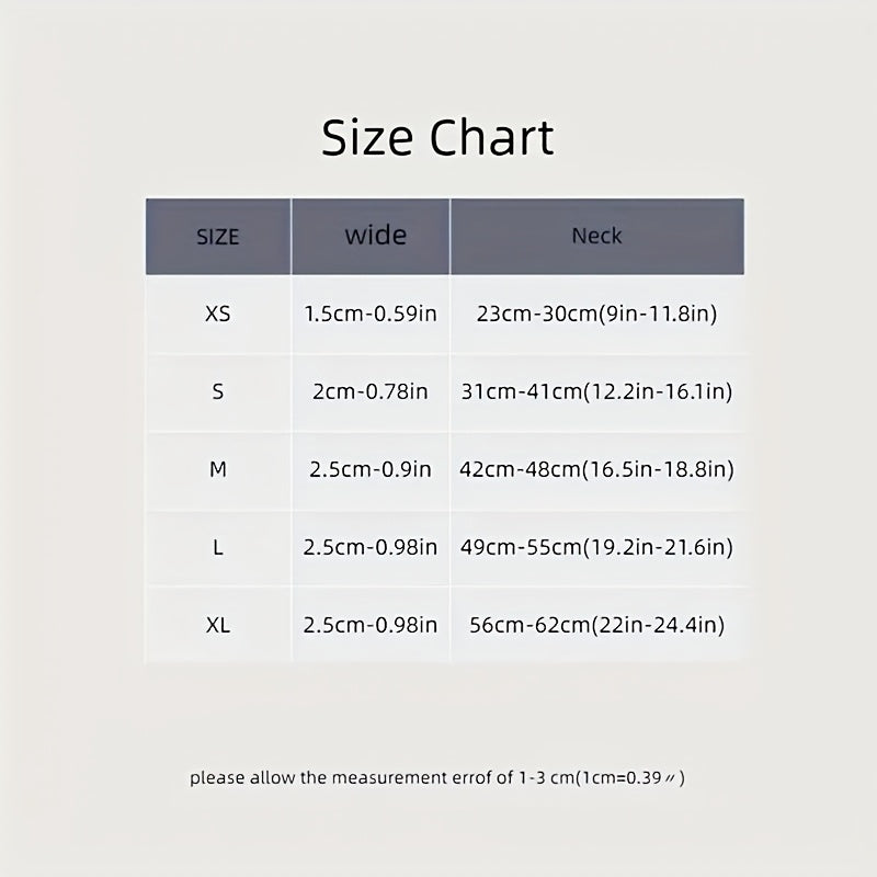 1-Pack Stylish New Nylon-Inspired Flower Series Pet Collar for Cats and Dogs - Durable