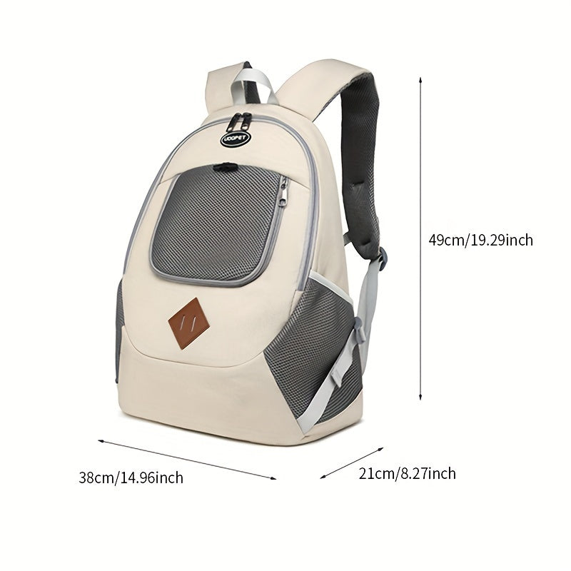 Portable And Breathable Cat Carrier, Lightweight Pet Shoulder Bag Cat Backpack