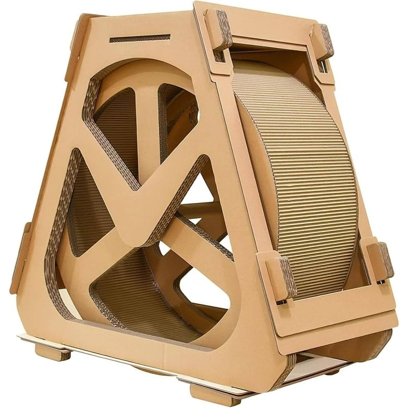 Indoor Cat Exercise Wheel - Silent Spinning Wheel with Non-Slip Base, Durable Polypropylene Construction