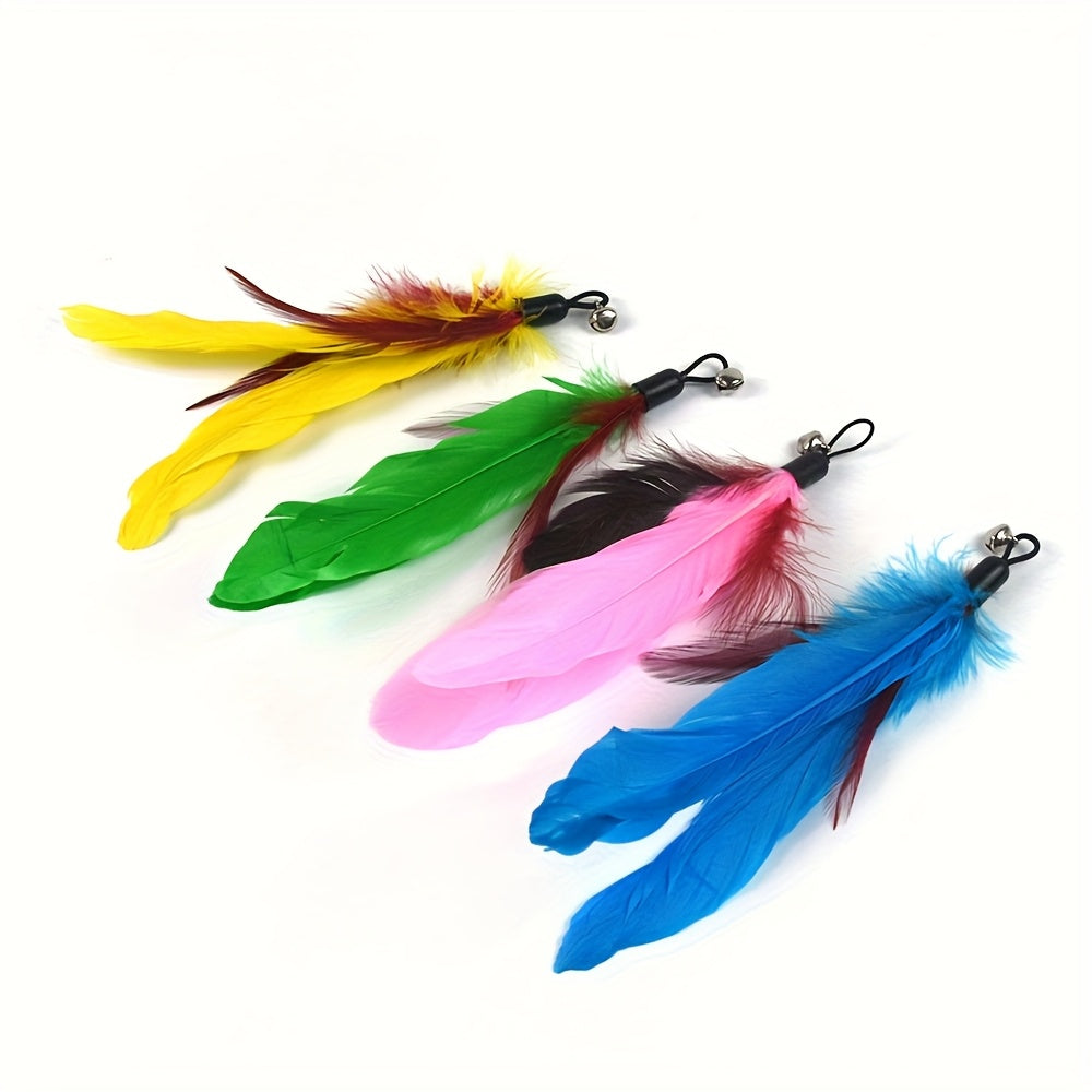 2 Pack 3in 1 Interactive Cat Toy for Indoor Cats with Sticky Super Suction Cup Detachable