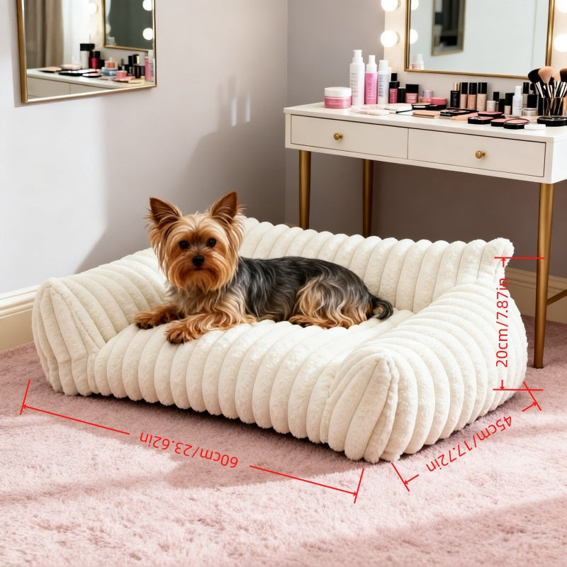 Easy to Store and Maintain! 1 Lightweight Detachable Pet Sofa | Perfect for Lazy Pet Owners in Living Rooms and Balconies