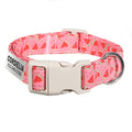 1pc Personalized Cute Watermelon Pattern Adjustable Dog Collar with Custom ID Name and Contact Information