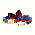 Customized Dog Collars High-end Personalized Customized Dog Collars | Red And Blue Stitching