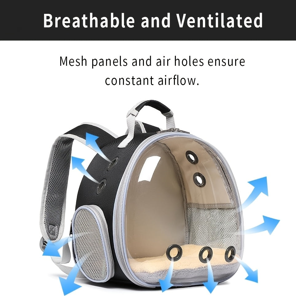 Backpack Carrier for Rabbits, Guinea, Hamsters, Kittens, Bearded Dragons & Lizards