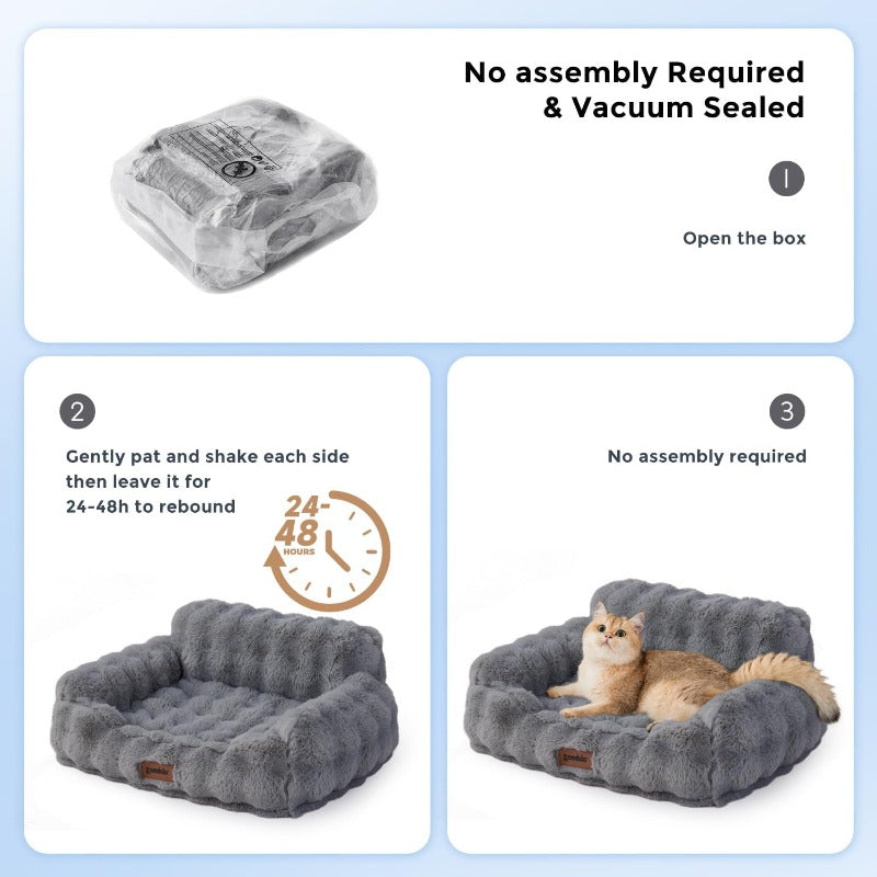 Orthopedic Cat & Small Dog Sofa Bed