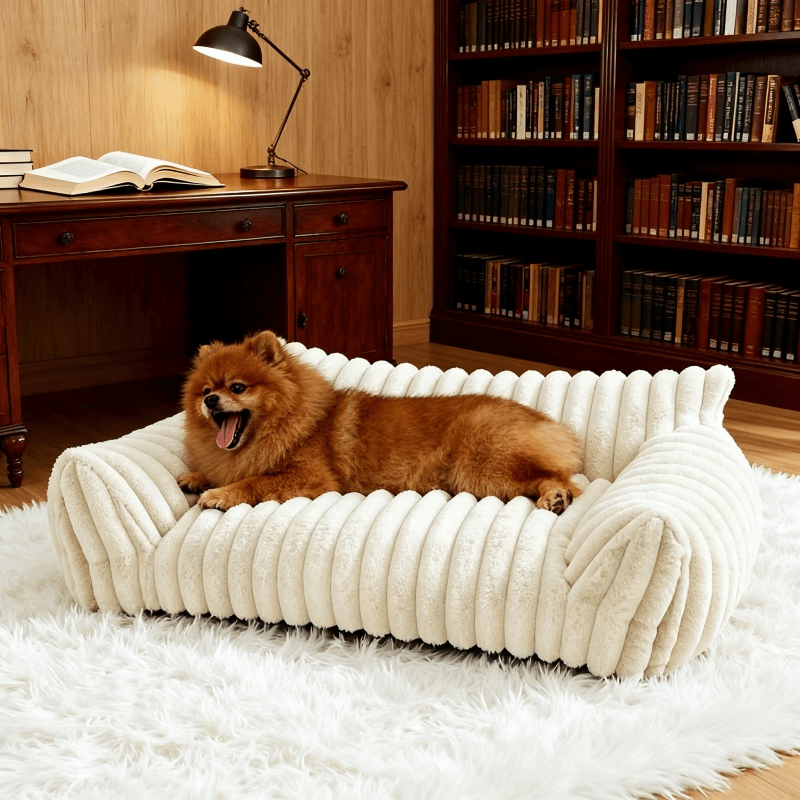 Easy to Store and Maintain! 1 Lightweight Detachable Pet Sofa | Perfect for Lazy Pet Owners in Living Rooms and Balconies