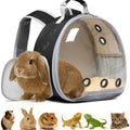 Backpack Carrier for Rabbits, Guinea, Hamsters, Kittens, Bearded Dragons & Lizards