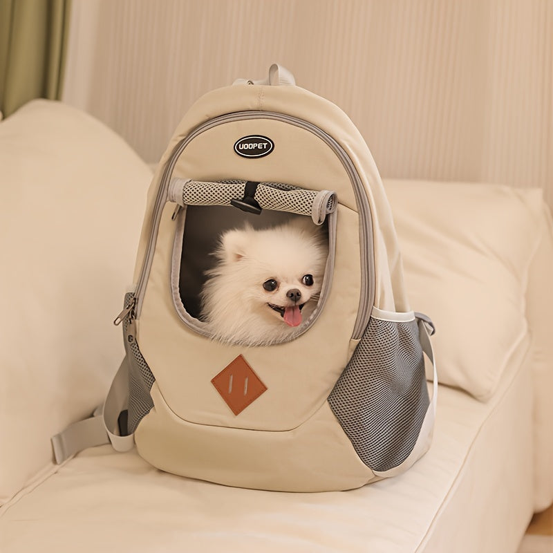 Portable And Breathable Cat Carrier, Lightweight Pet Shoulder Bag Cat Backpack